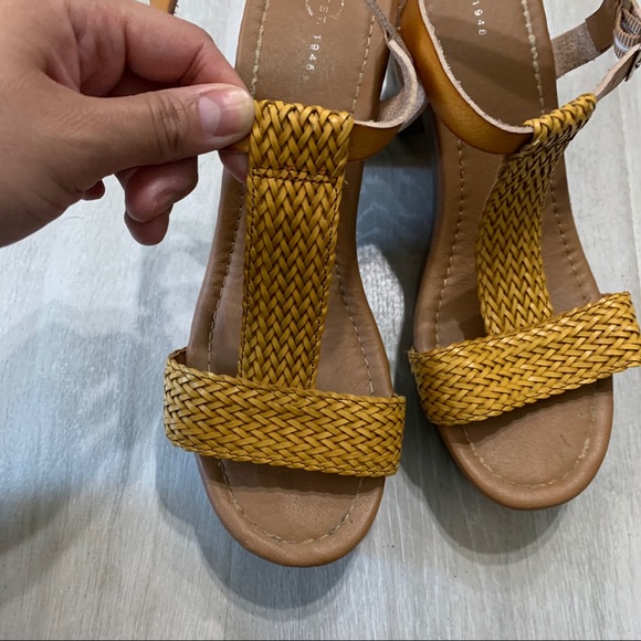 Cato Chunky Block Platform Sandals Heels Sz 9M - Picture 4 of 11